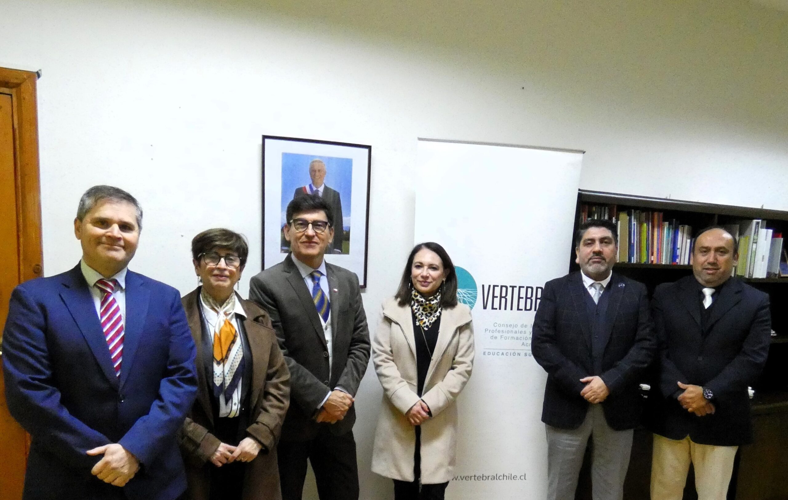 Capítulo Regional de Vertebral fortalece articulación con autoridades de la región, para impulsar la educación Técnico Profesional